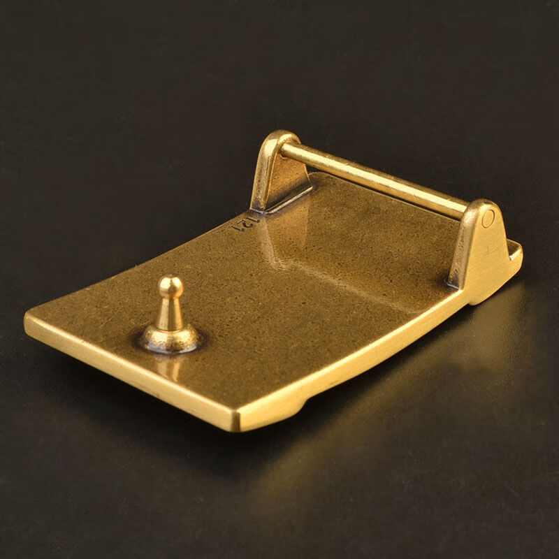 曲美思男士纯铜板扣步步高升皮带扣头平滑扣头浮雕裤腰带头卡扣皮带