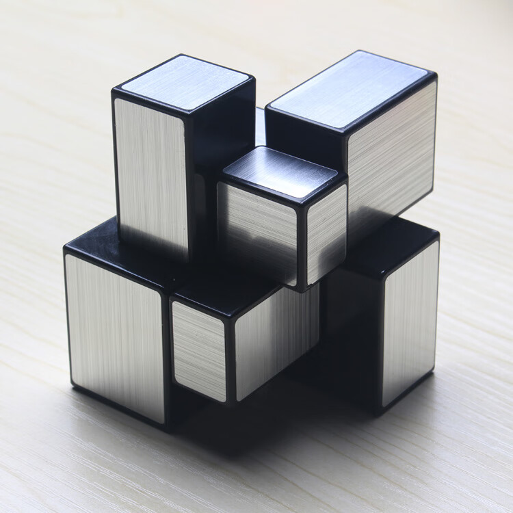 镜面魔方圣手异形魔方镜面魔方异形2阶魔方比赛灵活顺滑玩具二阶金色