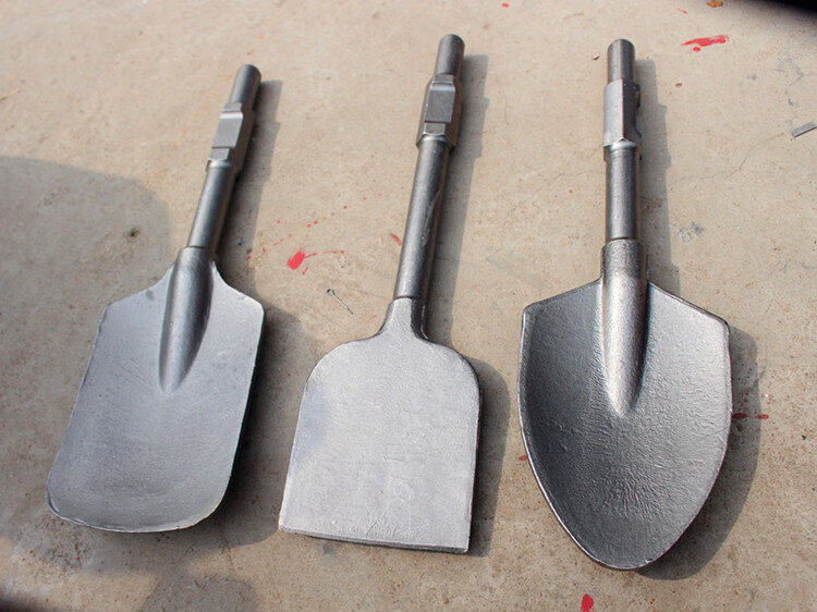 电镐加宽扁凿加宽扁铲混凝土扁凿电镐铲子挖土铲子桃心铲