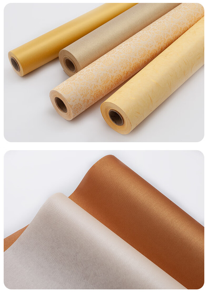 国展投稿熟彩金绢纸绢布卷装长卷手卷工笔画国画小楷心经手抄作品纸