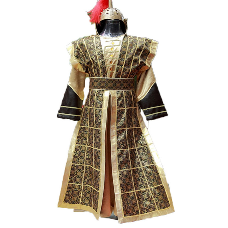 古代将军衣服战袍男御前侍卫飞鱼服锦衣卫兵人古装铠甲士兵汉服男 红