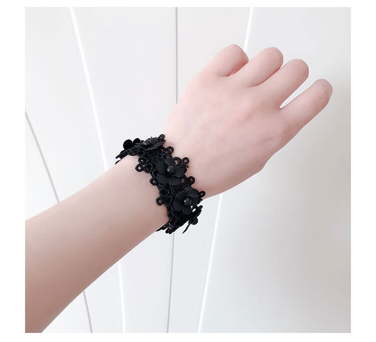 内衣肩带手链肩带手环手链男朋友手绳文胸带子小皮套情侣 麻花藏青白