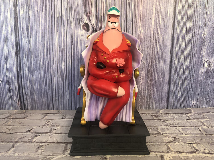 林中鸟海贼王三大将海贼王gk海军三大将海绵宝宝 座椅赤犬红色(高约