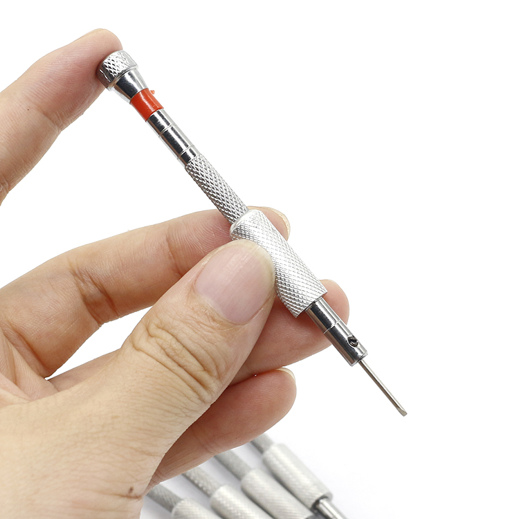 修表螺丝刀 起子四支一字十字螺丝起螺丝拆后盖螺丝工具 修表一字起子