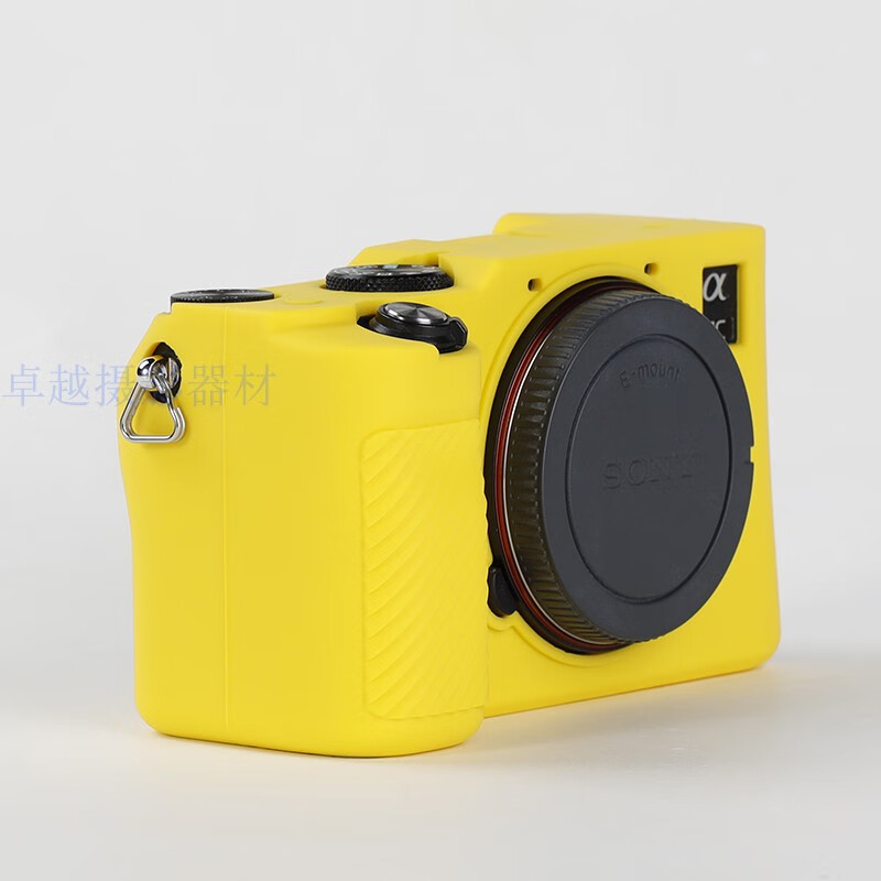 适用索尼a7c硅胶套相机包sony相机套保护套防摔壳摄影包黑色