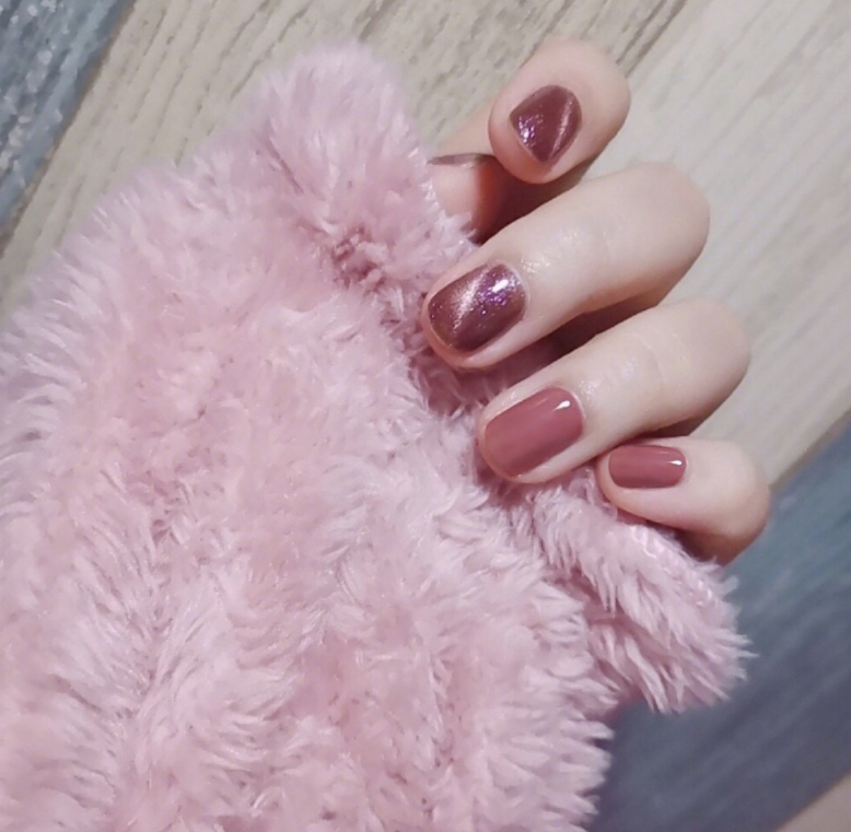 网红穿戴式甲片假指甲贴成品可拆卸学生可用美甲贴纸短款指甲贴片桔