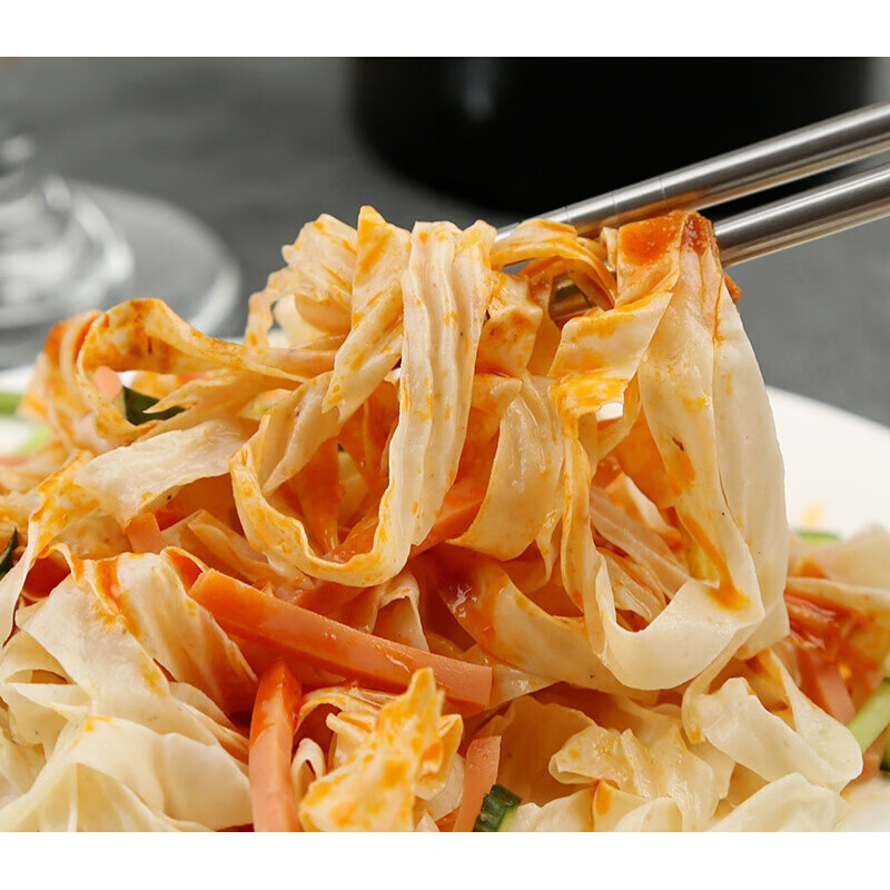 山东土特产油豆皮豆制品凉拌腐竹干货豆腐皮大豆蛋白素肉豆皮