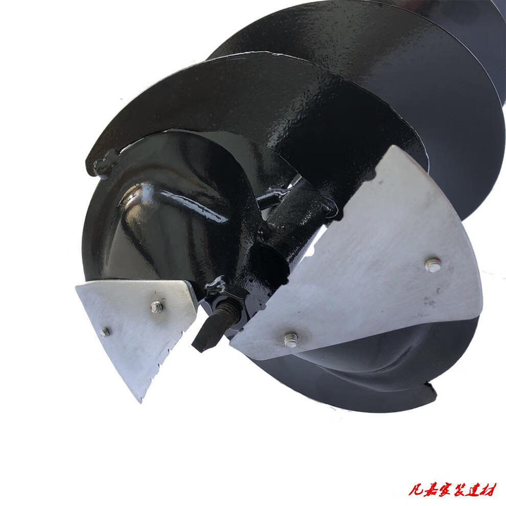 地钻钻头电钻螺旋杆种菜泥土大棚种植施肥挖坑机打洞农用小型冰钻六角