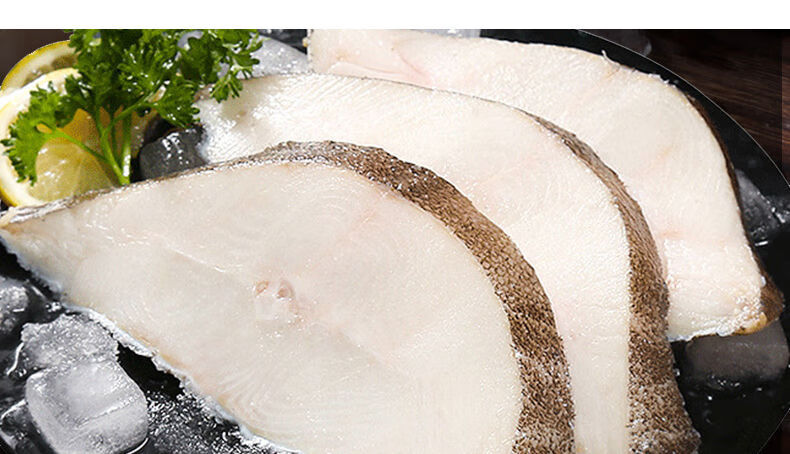 海升东旗舰店新鲜整条黄金身冷冻深海鸦片鱼格陵兰大两条试吃装400g