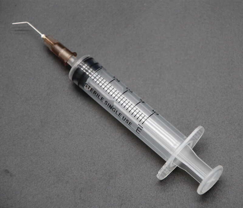 威高洁瑞一次性使用无菌冲洗器泪道冲洗针5ml眼科045弯头平头nc洁瑞