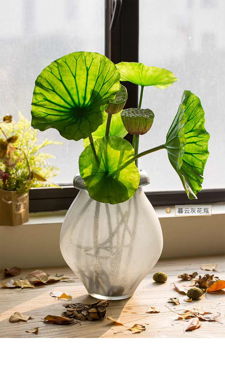 良米兮 仿真莲蓬头手工绿植仿真花装饰花pe花艺术摆件插花荷花 莲蓬