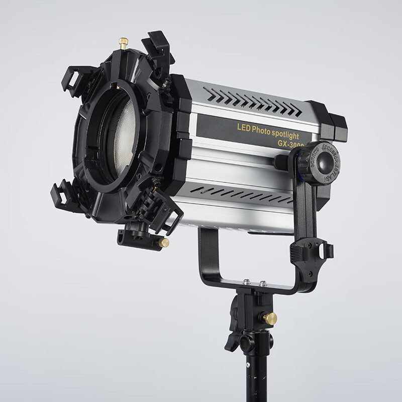 贝阳gx3000a摄影聚光灯300w影视灯光led电影灯镝灯打光灯剧组演播室