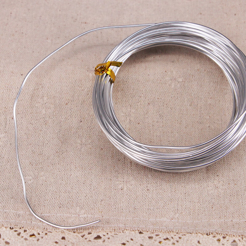 满城花蛋糕造型粗铁丝烘焙手工课立构铁丝玩偶骨架定型黑色工艺铝线