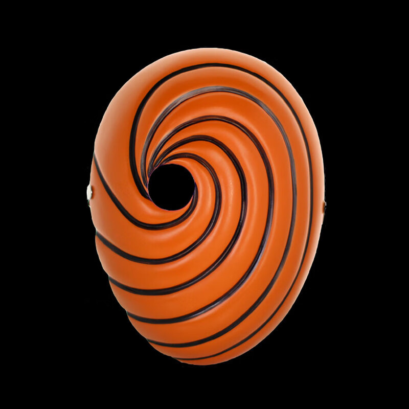 带土面具男 面罩火影忍者暗部写轮眼cos带土面具男帅气头套半脸脸罩