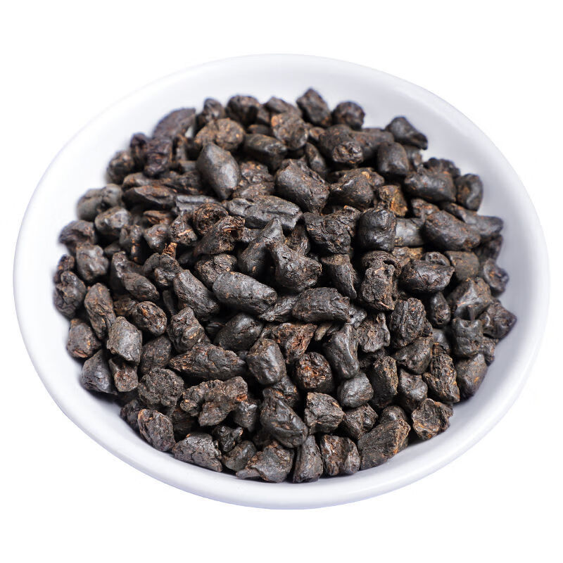 正宗云南普洱碎银子茶化石糯米香普洱茶熟茶年货布袋装100g500g糯香