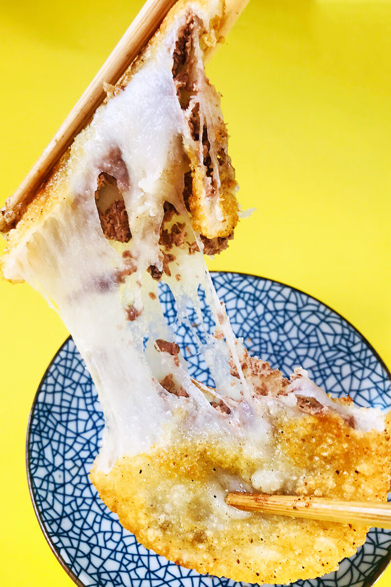 贵州特产贵阳黔东南油炸粑糍粑红豆绿豆豆沙粑糯米粑粑农家小吃甜味