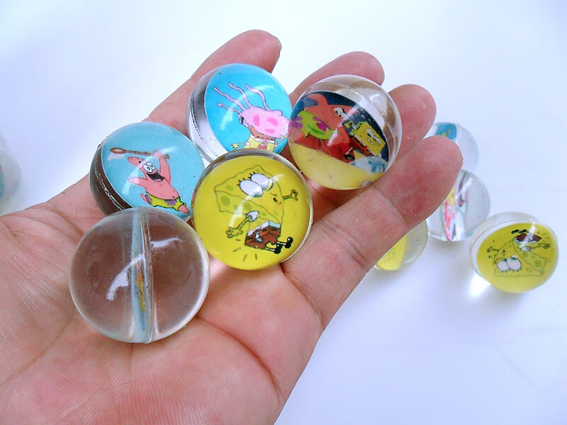 一号龙珠弹力球80后童年怀旧玩具实心弹力球大号橡皮弹跳球扭蛋橡胶