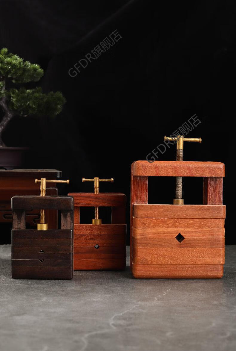 双头大号铜印床卫庄铜印床篆刻360度旋转印台一体篆刻用夹具刻床工具