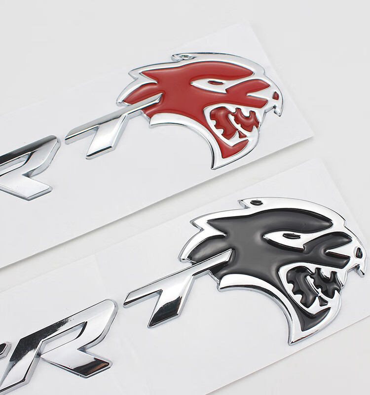 srt地狱猫豹头车标道奇jeep吉普克莱斯勒大切诺基srt高性能车贴标