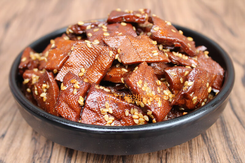 【京选】散装香辣豆干500g麻辣条片长寿人家酱香皮干零食湖南特产