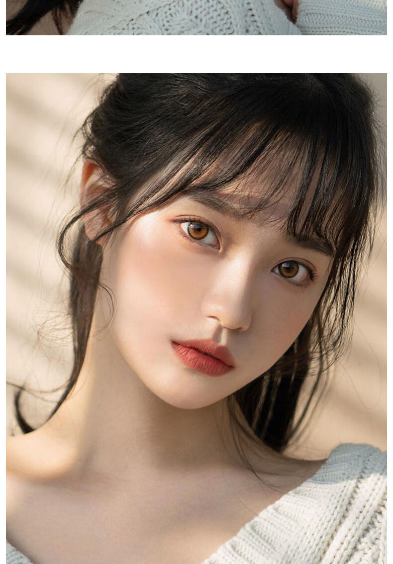 法式3d空气刘海假发女网红漫画假刘海自然圆脸隐形修脸刘海假发片alls