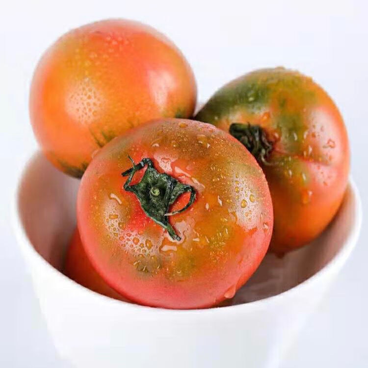 顺丰铁皮柿子草莓西红柿5斤3斤东北绿腚番茄碱地油柿子批发三斤实惠装