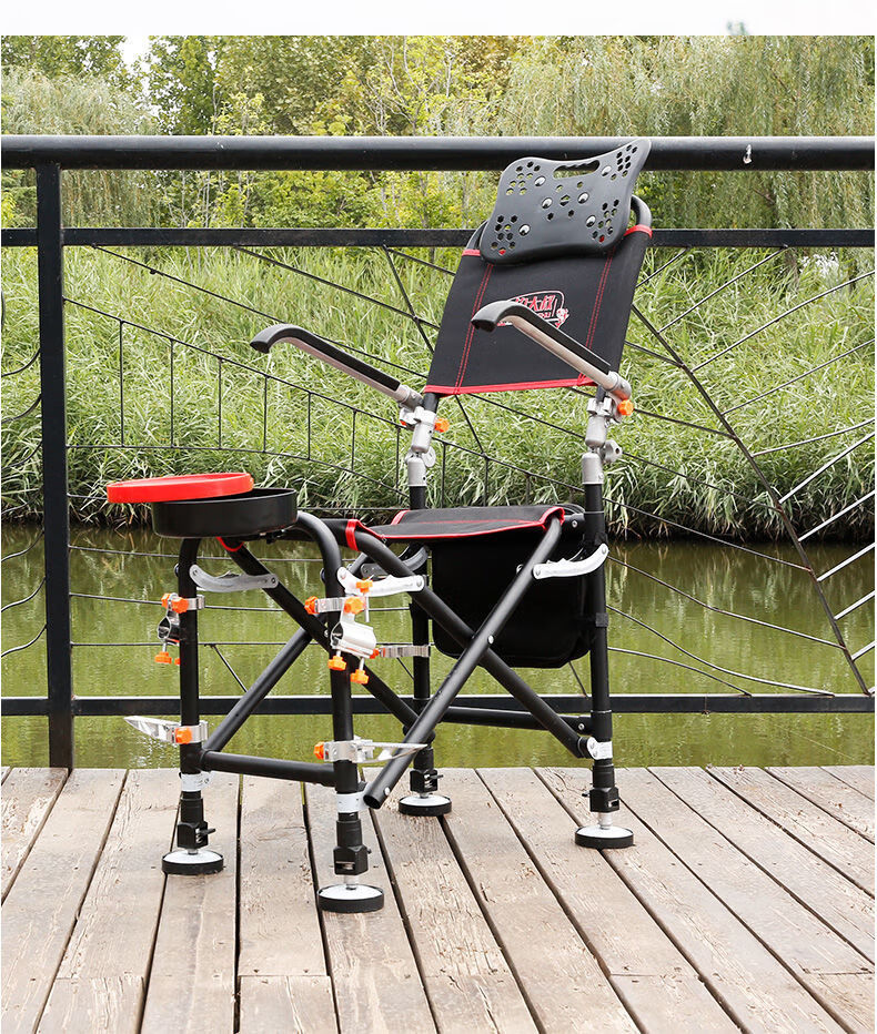 2021新款钓椅可折叠钓鱼椅多功能台钓椅子钓凳轻便可升降躺椅渔具i