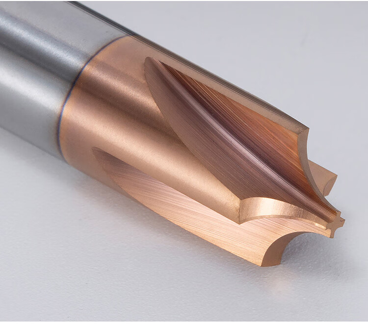 55度钨钢内r铣刀4刃涂层倒边成型铣刀反r圆弧内r倒角刀内r立铣刀d4r