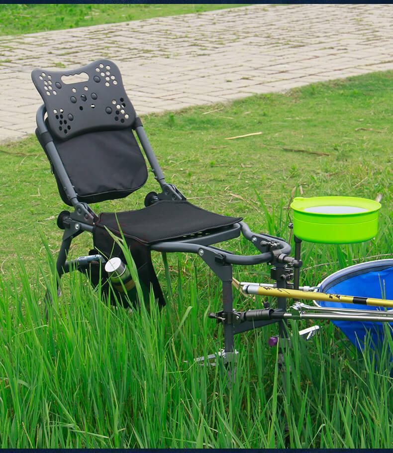 sweating全地形钓椅铝合金钓鱼椅子座椅折叠多功能台钓椅无极升降超轻