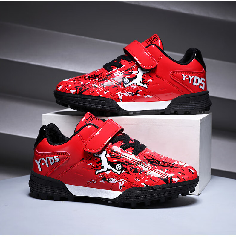 潮流秋冬 aj儿童足球鞋6-8岁男童足球鞋训练鞋子女童中小学生运动鞋