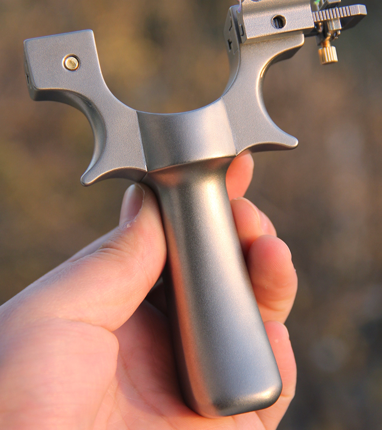 高精度大撑头扁皮快压免绑弓比赛弹弓架户外 84-22锁凤八代 5皮1戒1绳