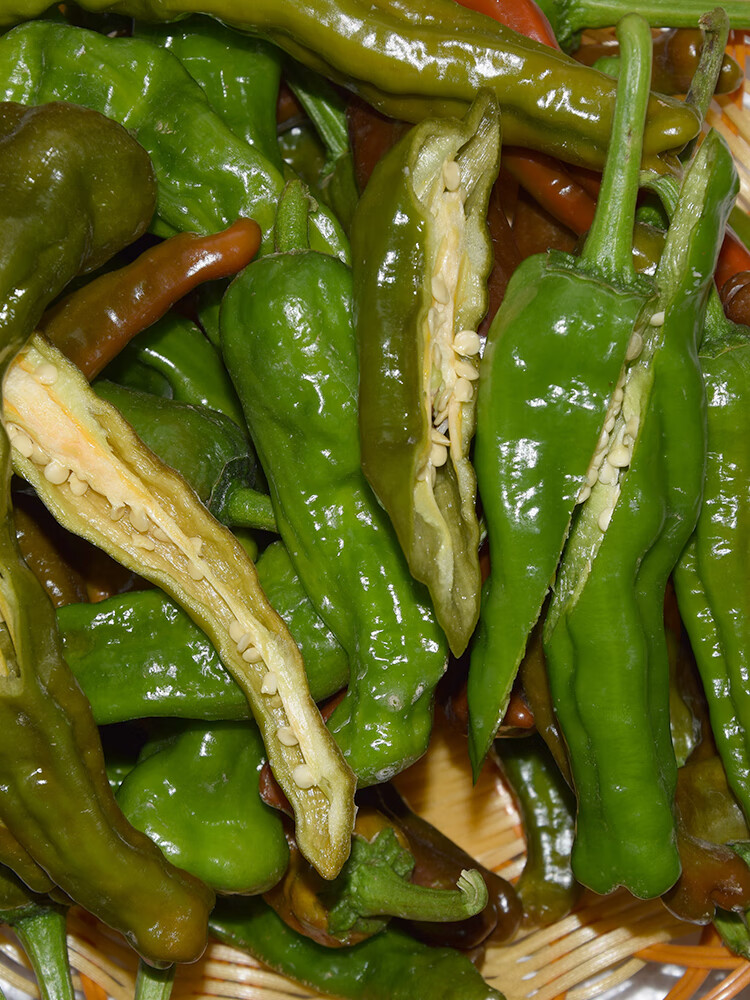 玫栀现摘新鲜蔬菜山东枣庄一窝蜂薄皮皱皮辣特辣螺丝土辣椒3斤5斤2500