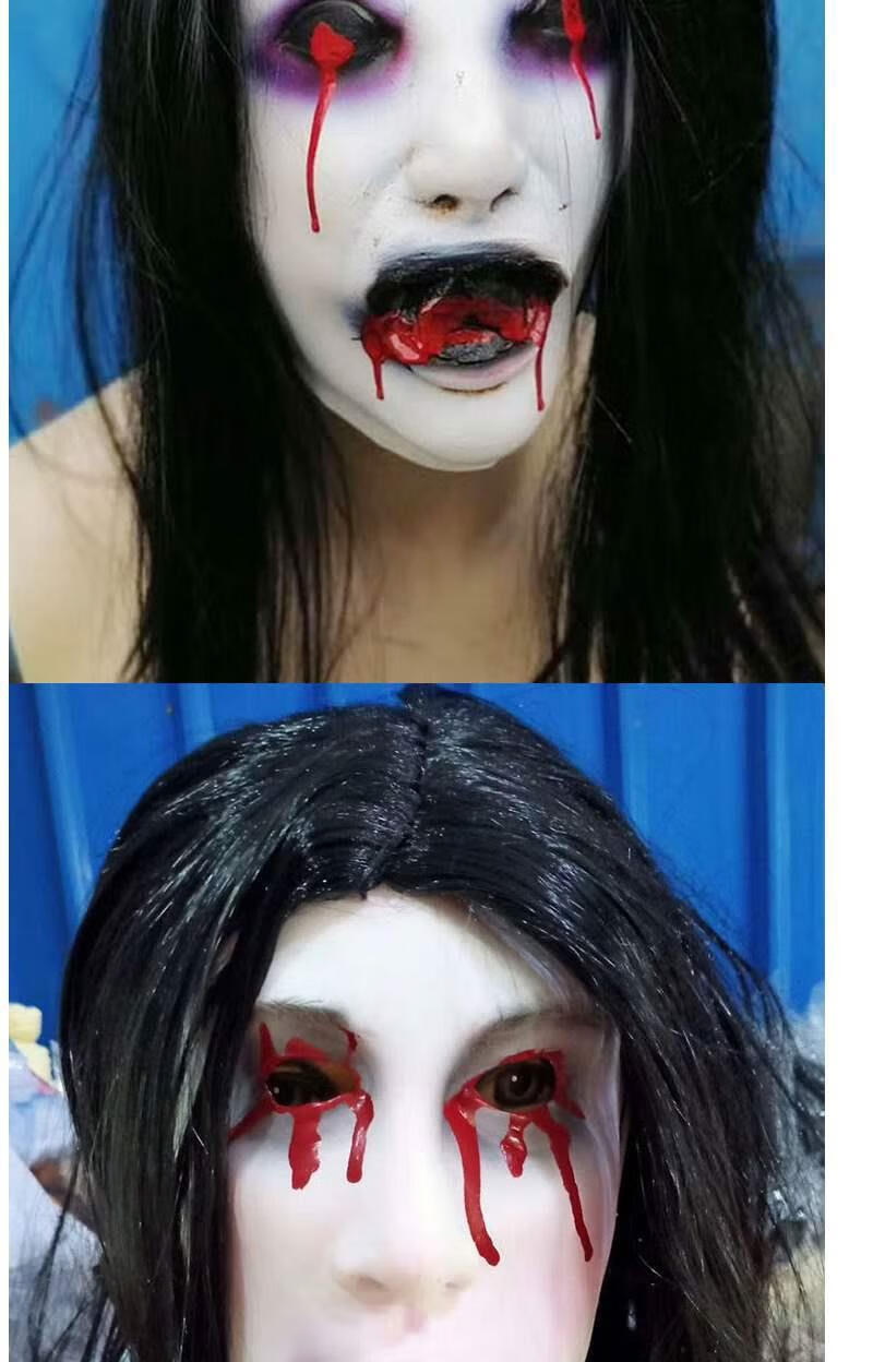 精选万圣节恐怖面具鬼屋密室逃脱骷髅女鬼丧尸僵尸恶心吓人鬼脸头套