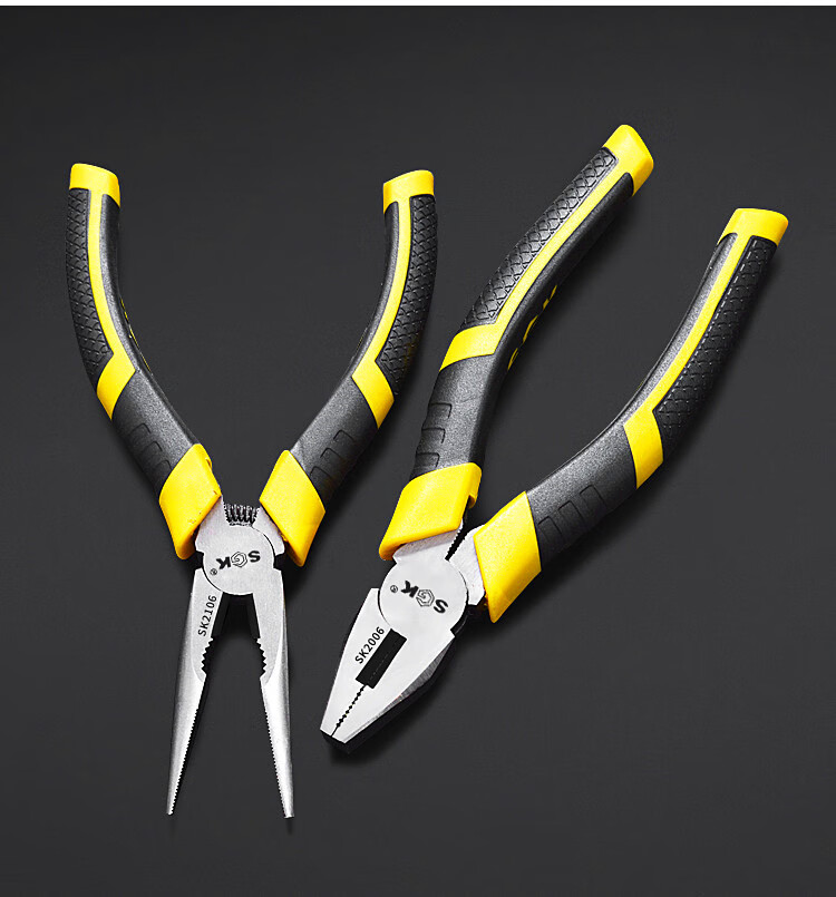 世克多功能老虎钳子尖嘴钳斜口钳电工万用特种钢丝钳6寸钢丝钳2006
