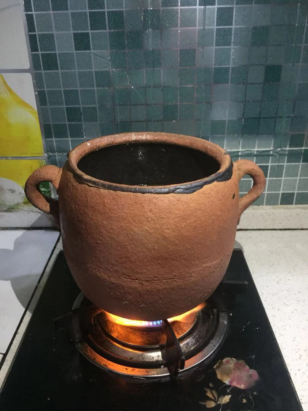 60京选好货老式手工粗土砂锅炖锅砂罐湖北小时候的砂锅用大沙锅铫煨