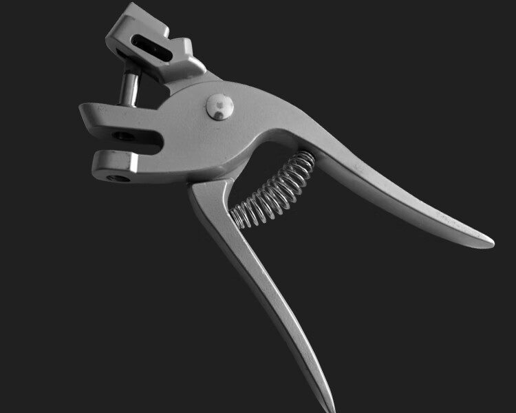 猪用耳缺钳猪用耳缺钳子猪耳标钳不锈钢大钳子耳孔打耳v型u型猪用