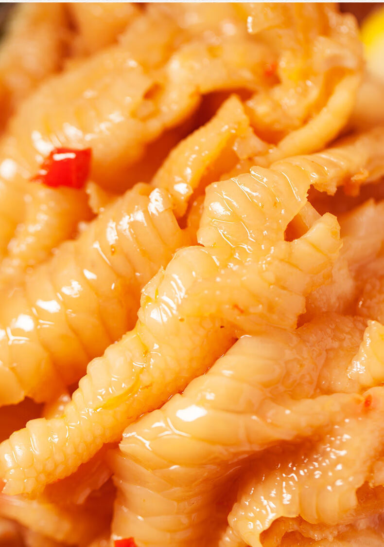 无骨鸡爪无骨鸡爪酸辣网红ks凤爪脱骨卤味肉类熟食小吃零食dy去骨500g