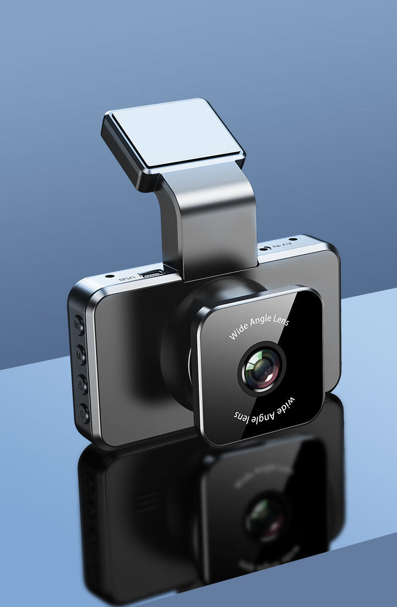 适用于2021款先科行车记录仪前后双录免安装高清夜视360度全景无线