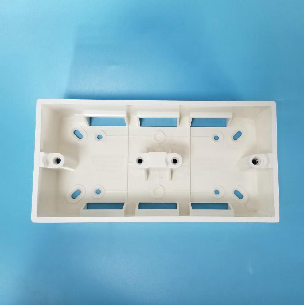 加厚86型加深明盒5cm明装线盒外高52mm海王塑业有内深65厘米数满单明