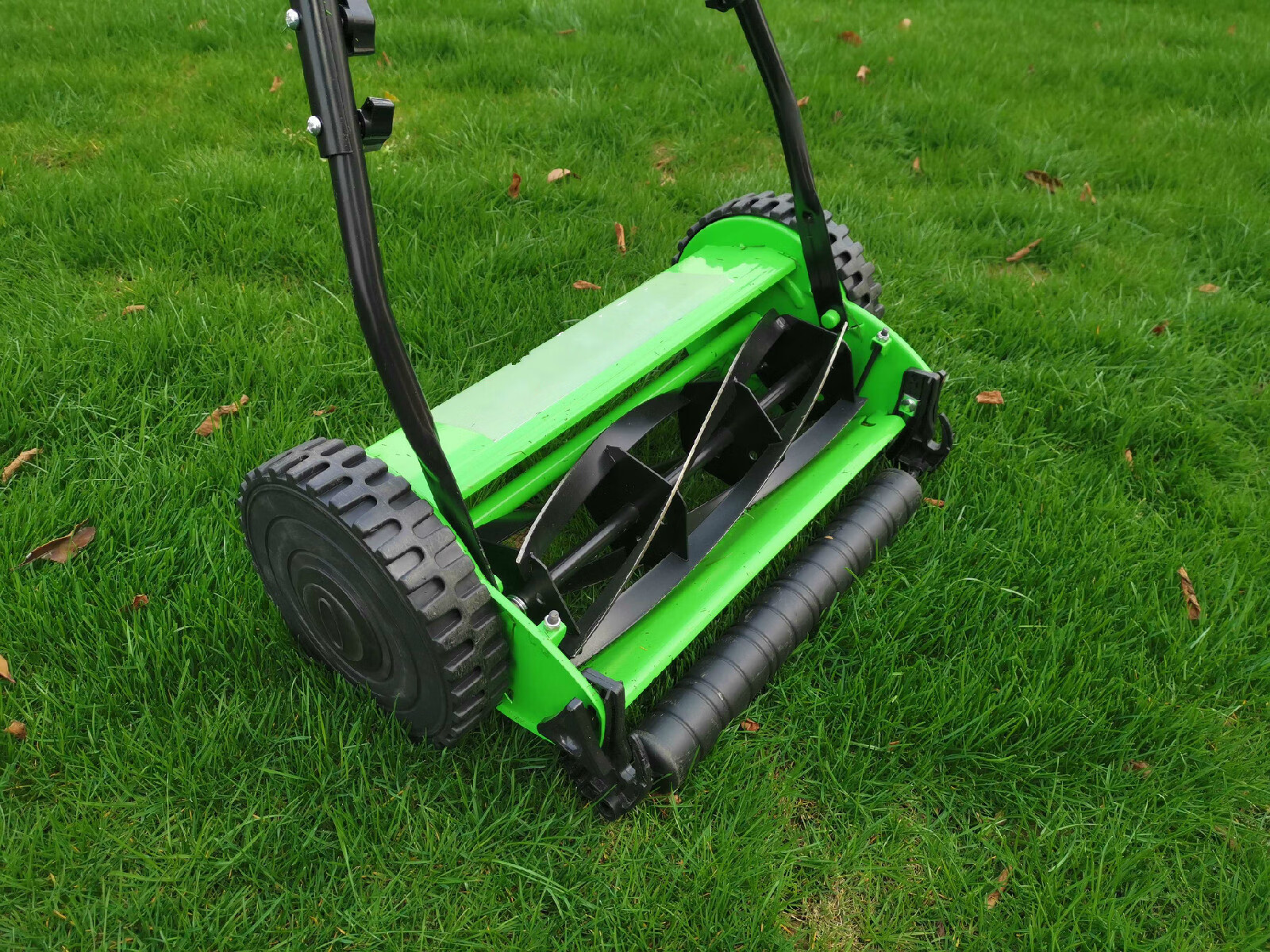 除草机割草机家用小型无动力手推别墅小花园艺草坪修剪除草打草 16寸