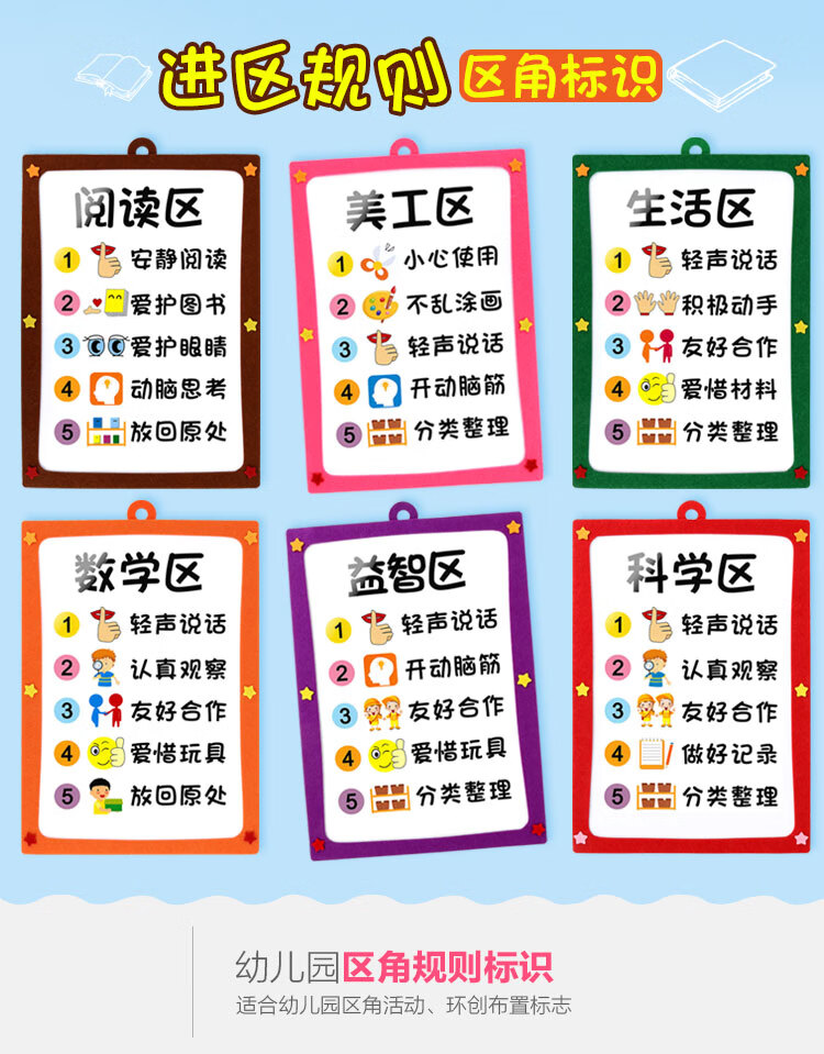 幼儿园区角新颖名字图片