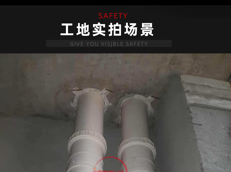 pvc管止水节防水110加厚预埋套筒直接侧排塑料接头配件刚性套管110