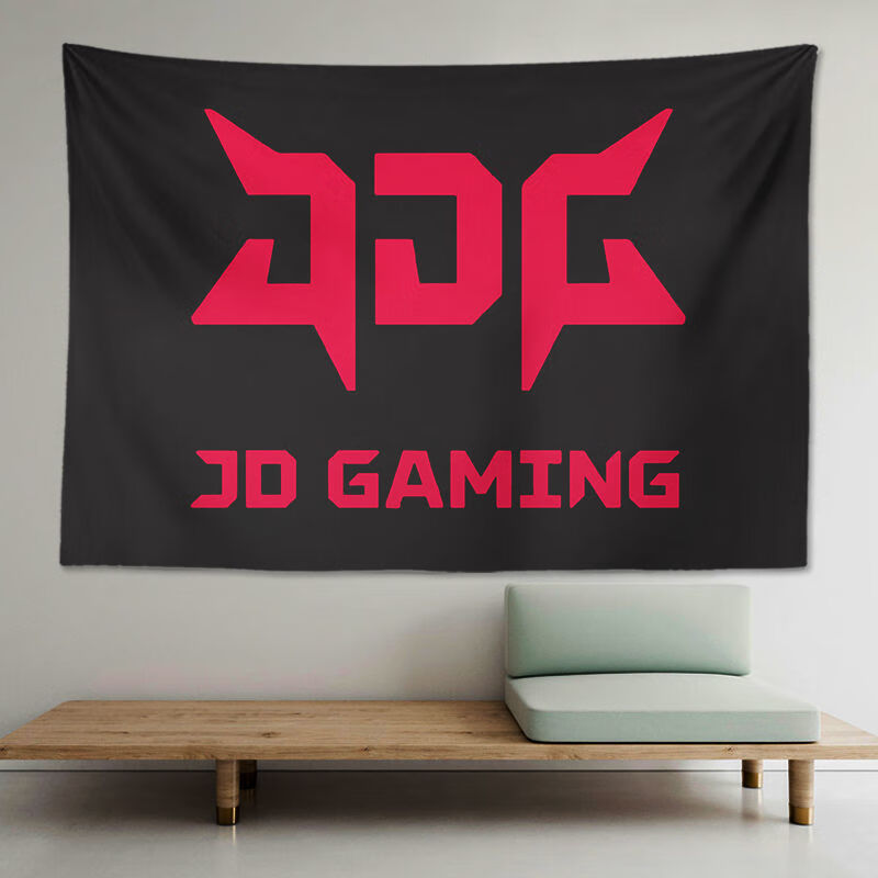 edg战旗队旗大旗edg挂布背景布lol英雄联盟队旗周边edg白小号98x68