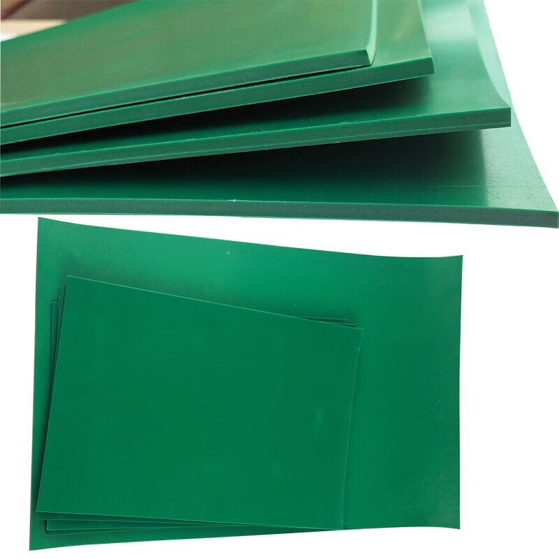 版画雕刻板胶板版画胶版绿色pvc板绿版雕刻板绿胶版橡胶板 4k 38*52cm