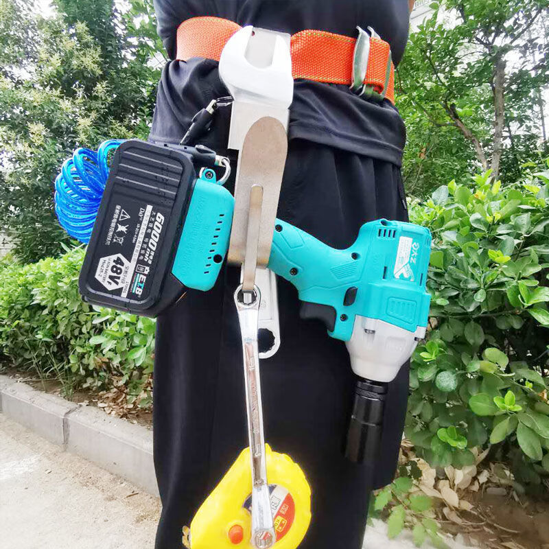 电动扳手挂钩不锈钢支架木工架子工挂架绳腰包单个支架