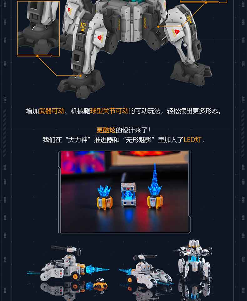 重装上阵盲盒玩具狂欢节重装上阵网易游戏官方周边单盒随机款自由拼装