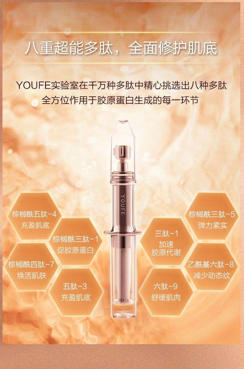 紧致眼霜眼霜多肽水光淡化眼细纹眼袋黑眼圈提拉3g