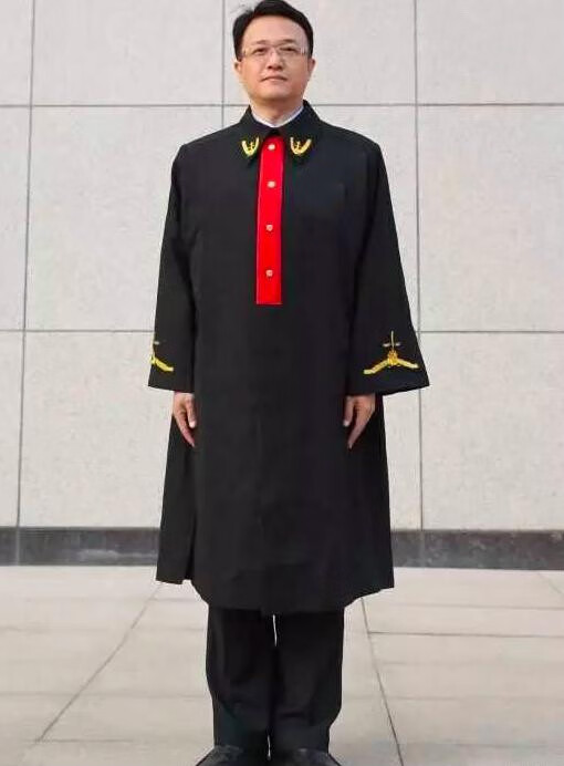 (可开票)律师袍男模拟法庭全套服装及道具大量现货袍服工作服律师服