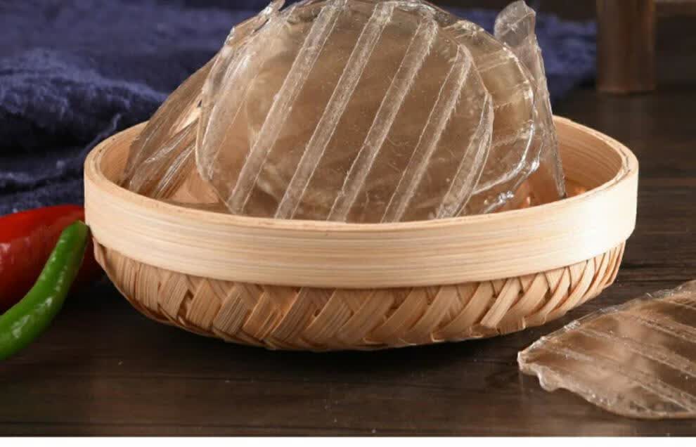 【正宗】铁棍山药粉皮批发干货小圆粉皮儿纯手工含胶无 红薯粉皮5斤