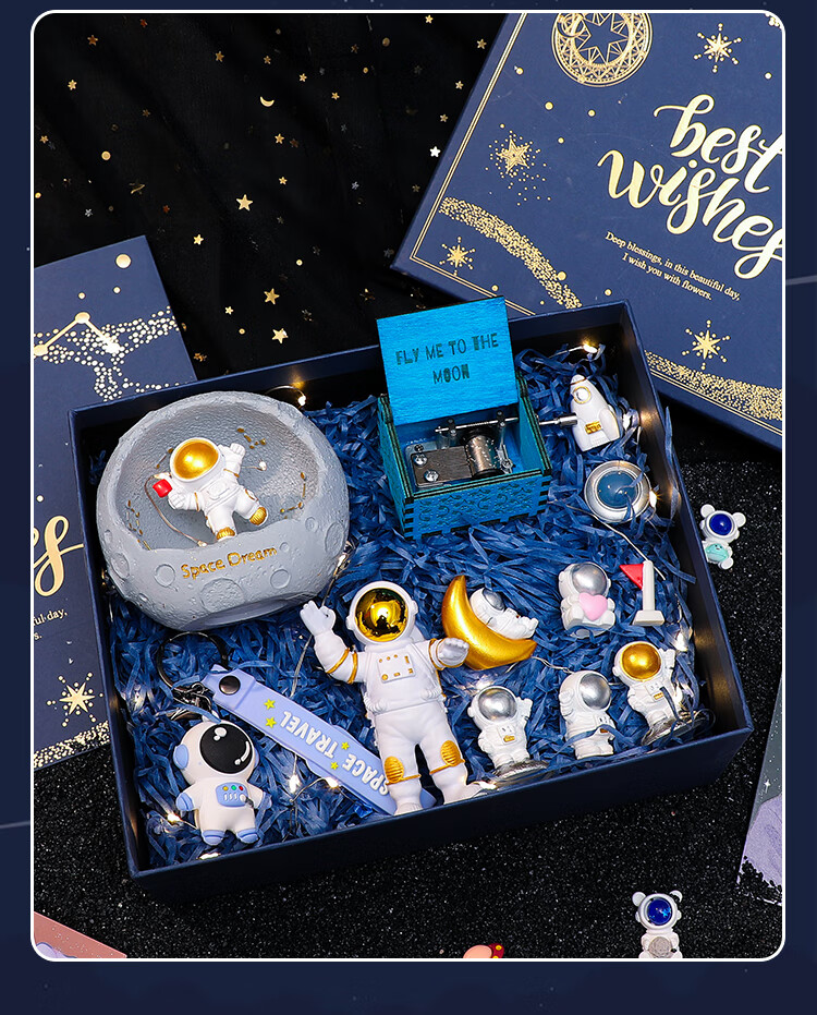 69七夕礼物宇航员礼盒生日礼物男孩六一儿童节61幼儿园61男童小姬幻